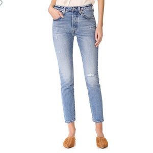 *Rare* Levi 501 Distressed Skinny Jeans